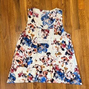Women's Floral Sleeveless Tank Top